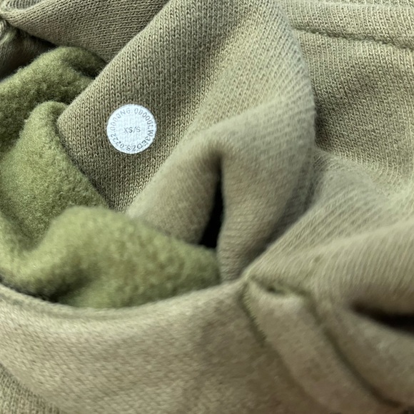 Lululemon Scuba Oversized Half Zip - Green Twill - Size XS/S - Picture 4 of 5